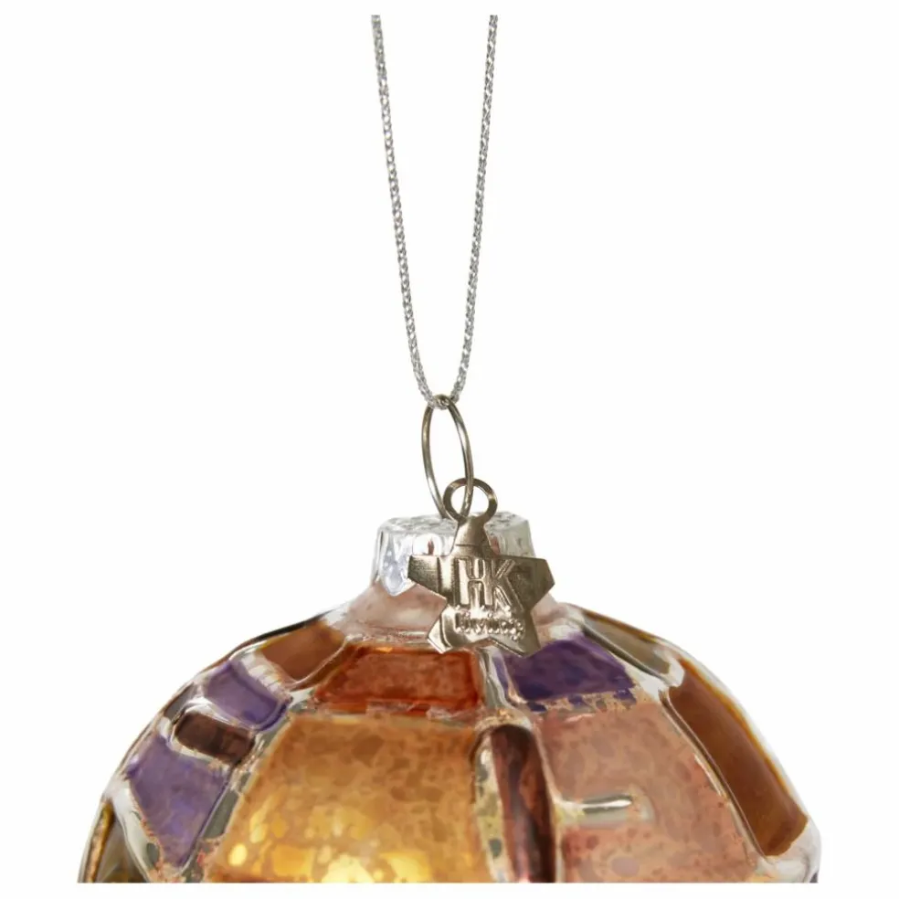 Boule de Noël ronde en verre