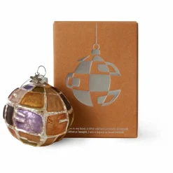 Boule de Noël ronde en verre
