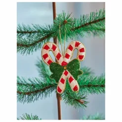 Boule de Noël Sucre d'Orge | Rouge