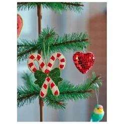 Boule de Noël Sucre d'Orge | Rouge