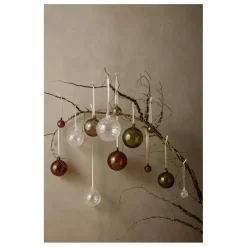 Boule de noël Twirl en verre - Set de 4