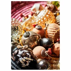 Boules de Noël en terre cuite - Set de 2