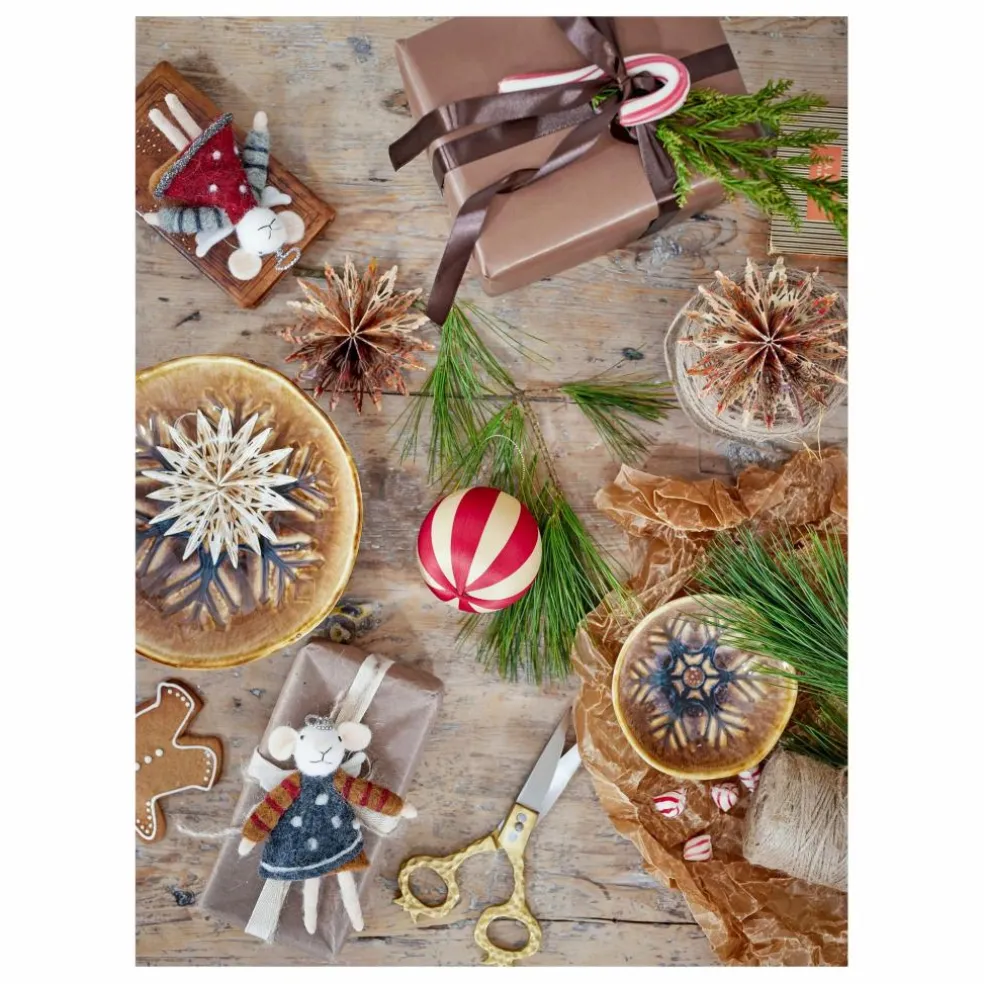 Boules de Noël Wynn - Set de 3 | Rouge