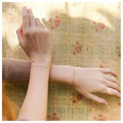 Bracelet Chaîne Coeur | Doré