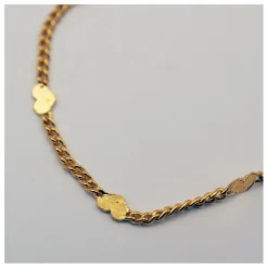 Bracelet Chaîne Coeur | Doré