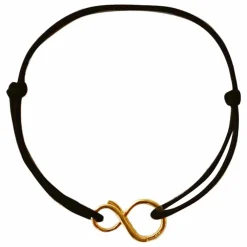 Bracelet Cordon Mini-Infini | Noir