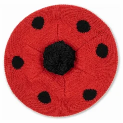 Béret Coccinelle Laine Mérinos | Rouge