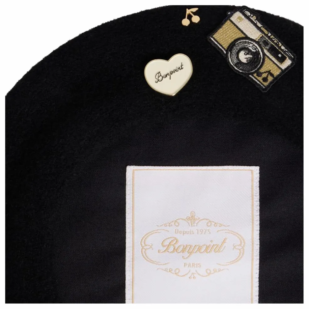 Béret Tekla Laine - Bonpoint x Laulhère | Noir