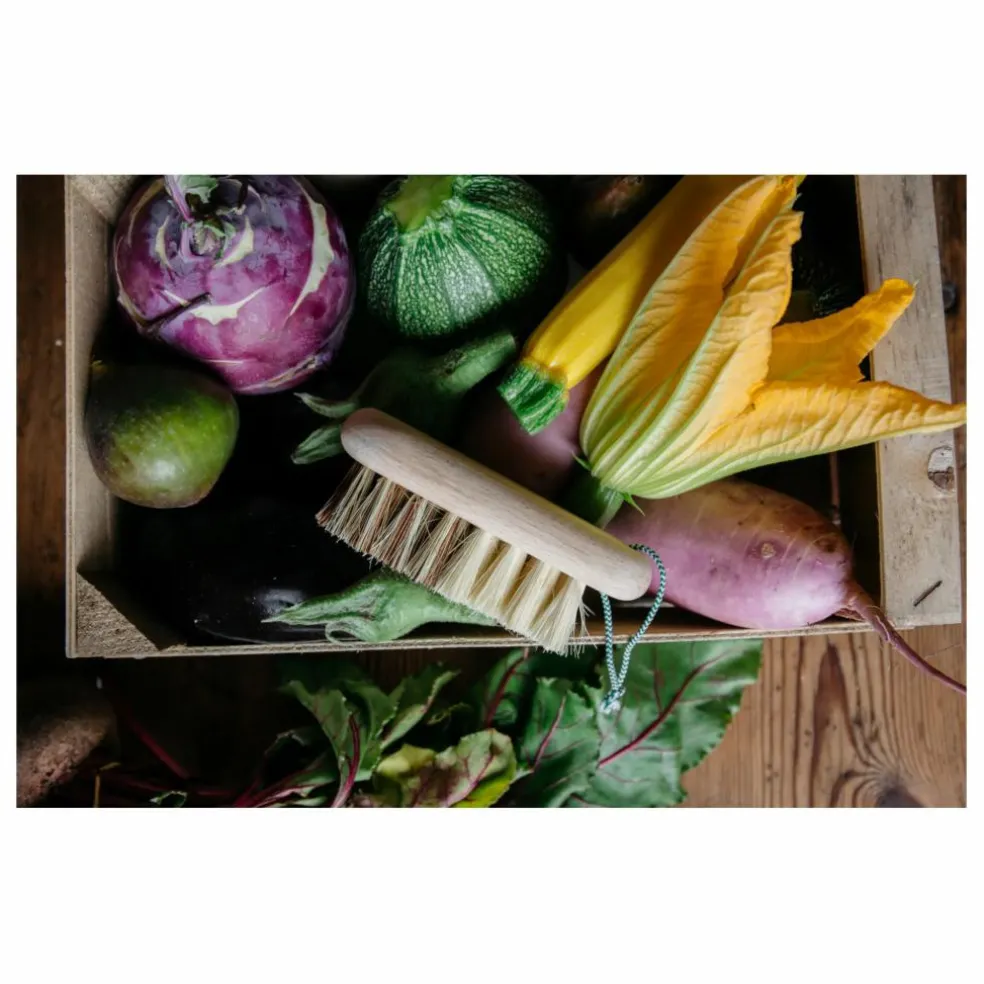Brosse à légumes en hêtre