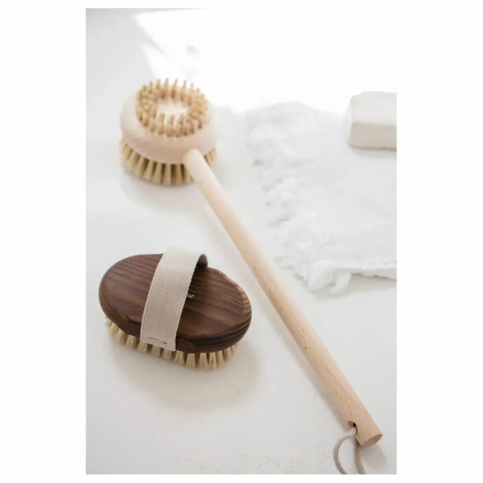 Brosse de massage pour brossage à sec