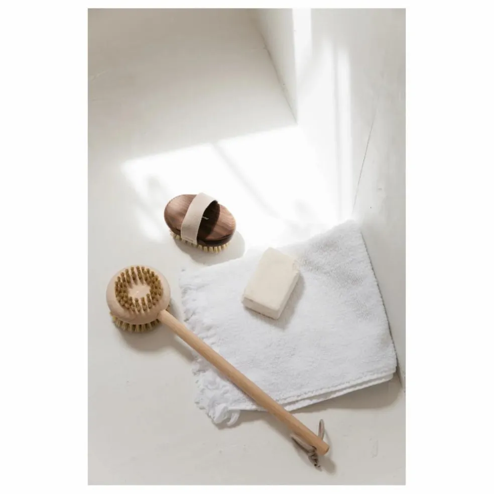 Brosse de massage pour brossage à sec
