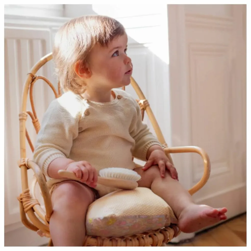 Brosse de soin pour les bébés | Bois clair