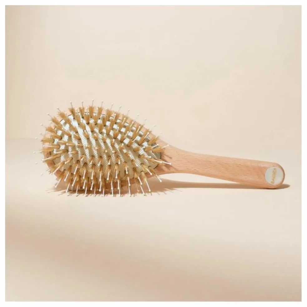 Brosse Soin et Brillance en poils de sanglier | Bois clair