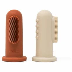 Brosses à dents bébé - Set de 2 | Terracotta