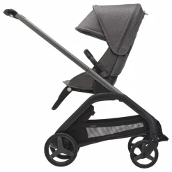 Bugaboo Dragonfly Poussette citadine complète châssis graphite | Gris chiné