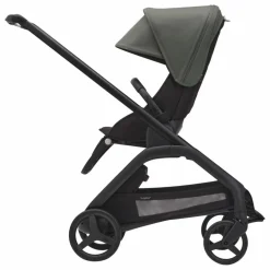 Bugaboo Dragonfly Poussette citadine complète châssis noir | Vert forêt