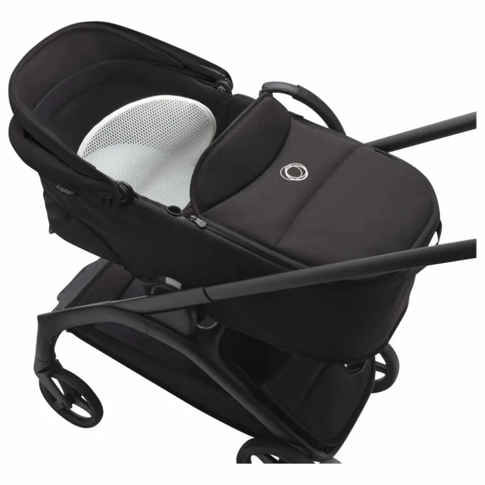 Bugaboo Dragonfly Poussette citadine complète châssis noir | Vert forêt