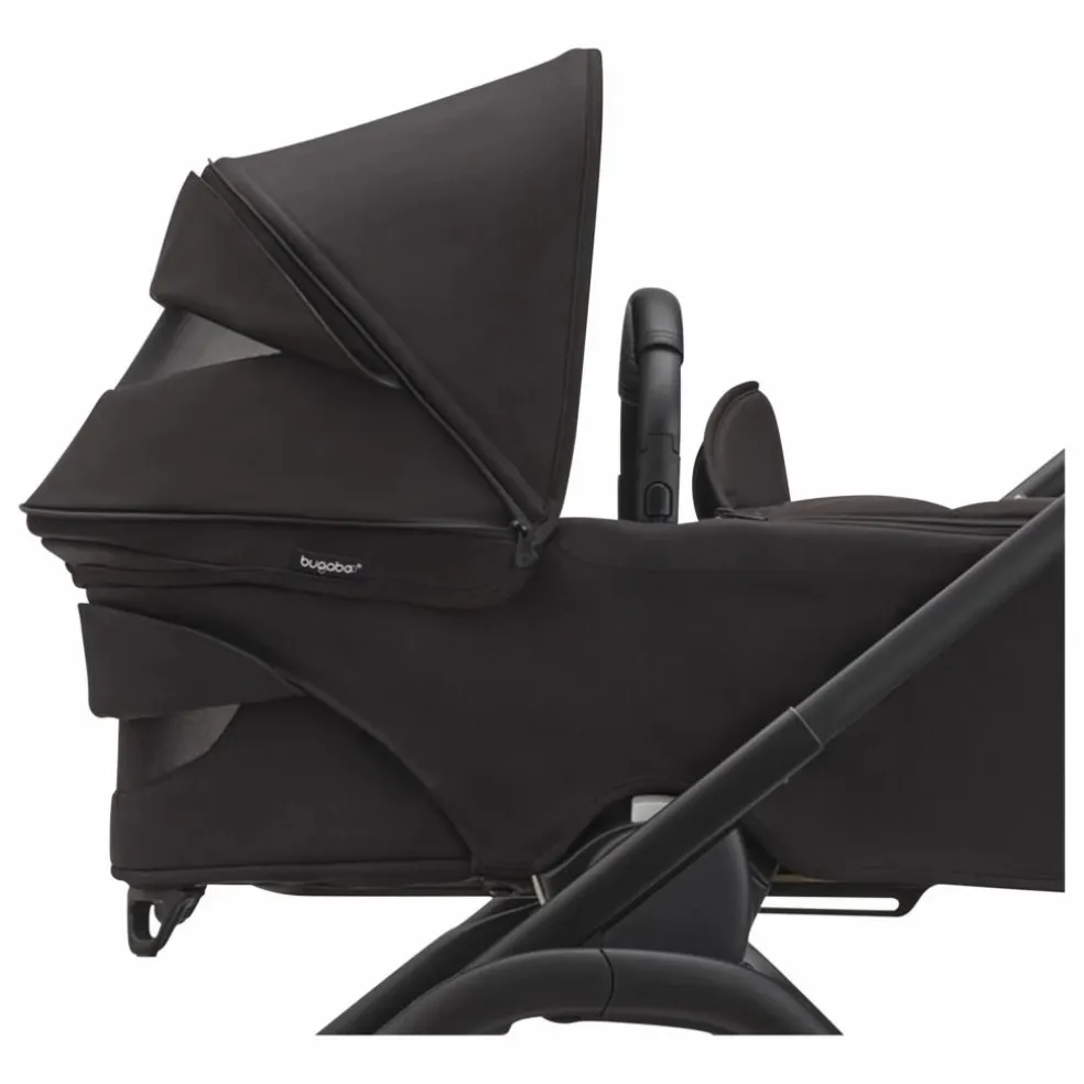 Bugaboo Dragonfly Poussette citadine complète châssis noir | Vert forêt