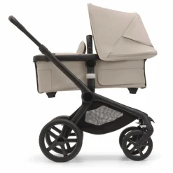 Bugaboo Fox 5 Poussette tout-terrain complète châssis noir | Taupe