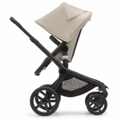 Bugaboo Fox 5 Poussette tout-terrain complète châssis noir | Taupe