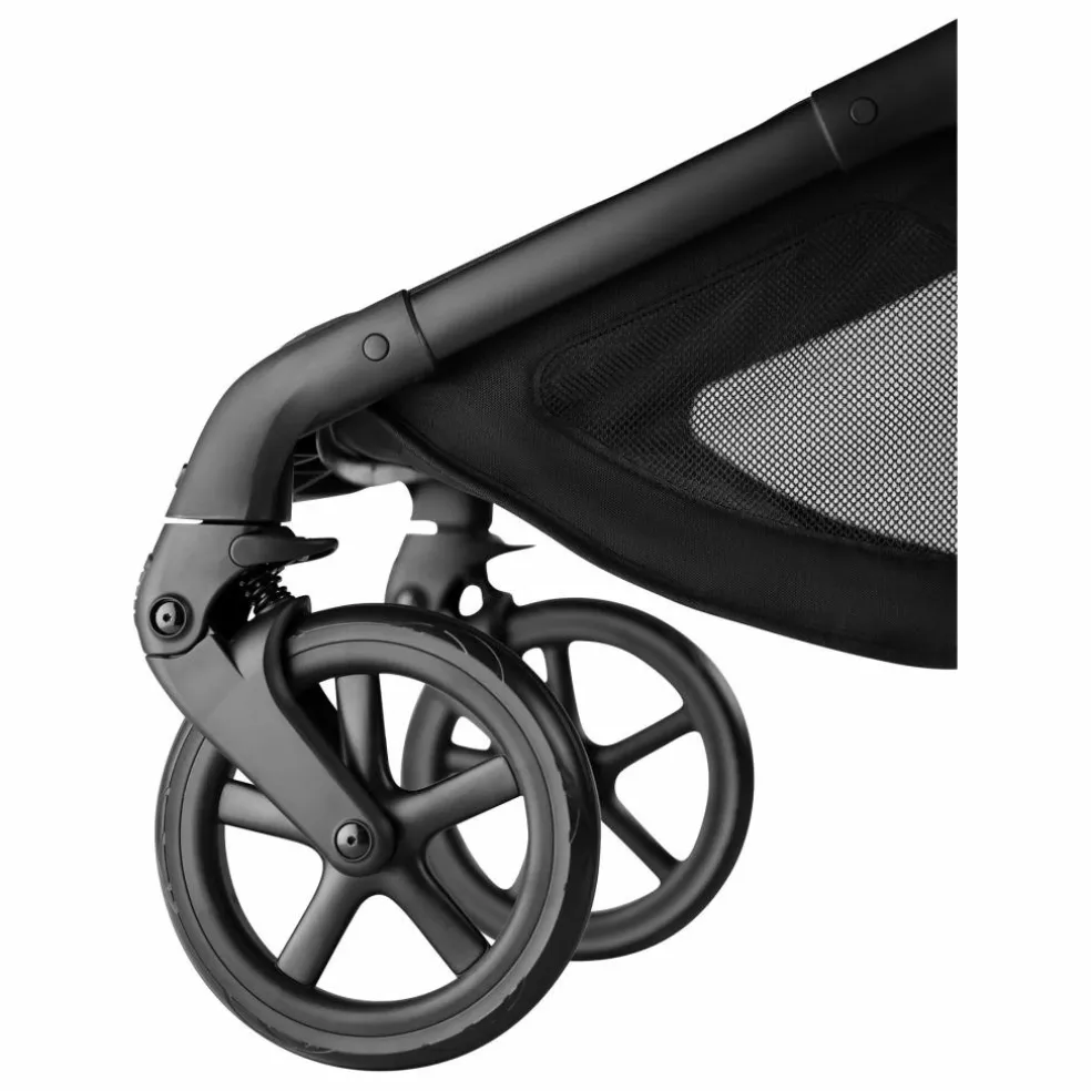 Bugaboo Fox 5 Renew - Poussette tout-terrain complète châssis noir | Indigo