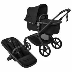 Bugaboo Fox 5 Renew - Poussette tout-terrain complète châssis noir | Noir