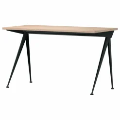 Bureau Compas Direction - piètement Noir - Jean Prouvé | Chêne
