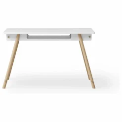 Bureau junior Camp en chêne | Blanc