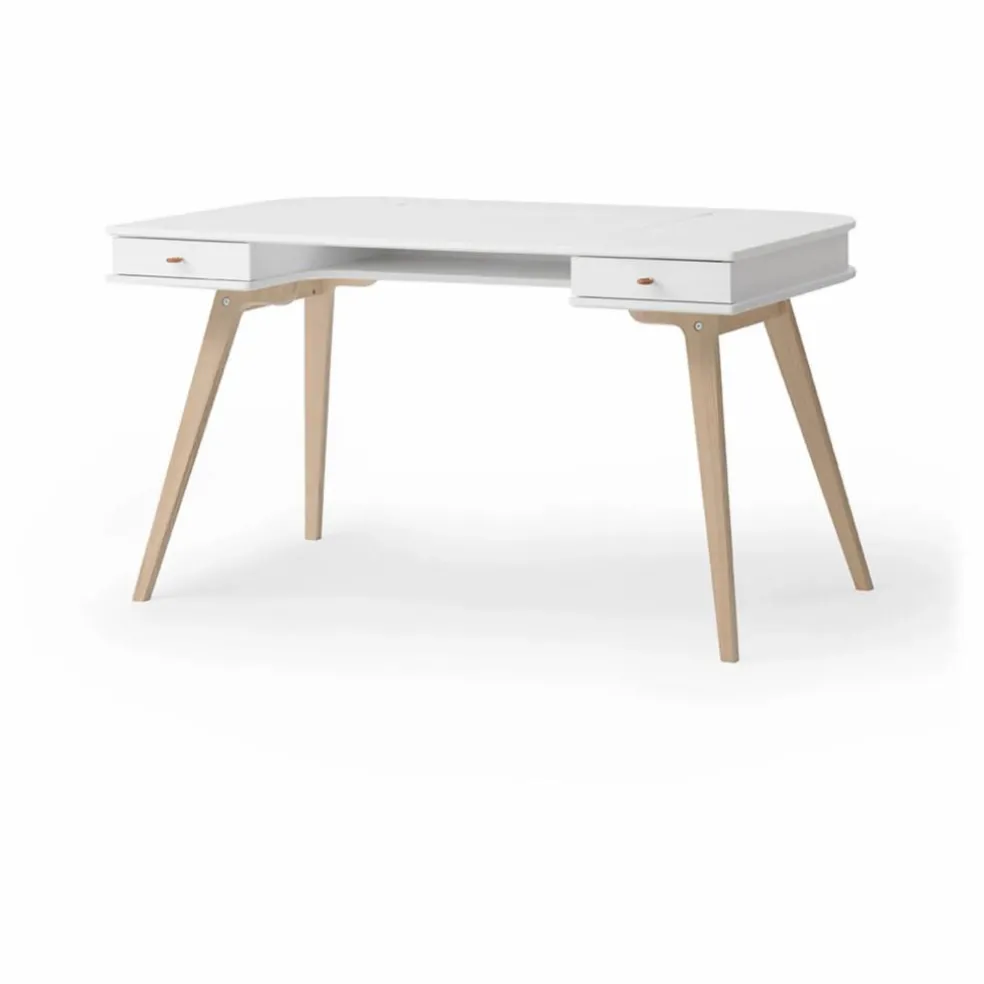 Bureau Wood, 66cm | Blanc