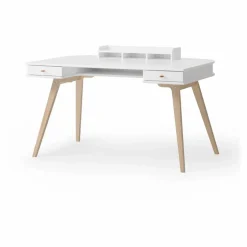 Bureau Wood, 66cm | Blanc