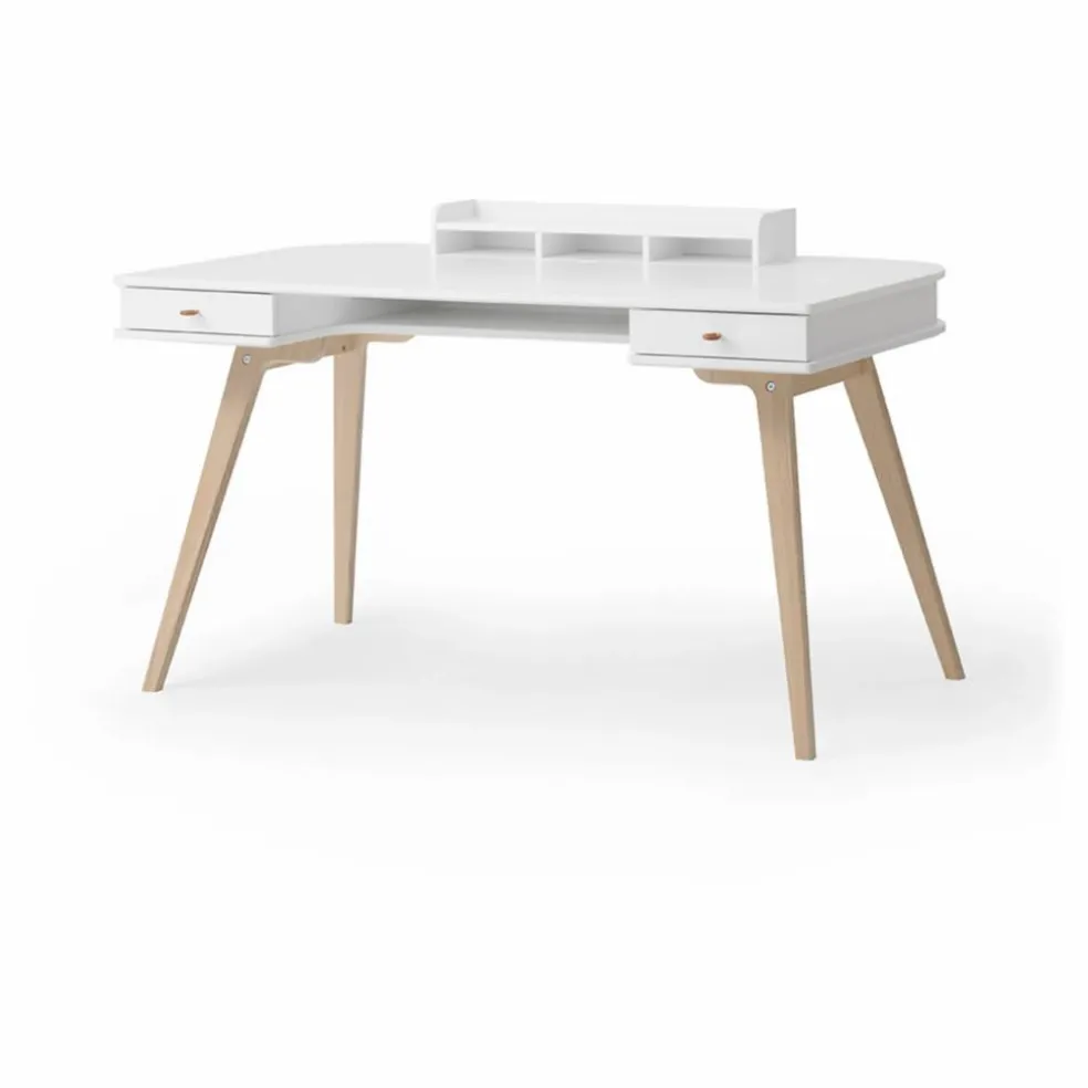Bureau Wood, 66cm | Blanc