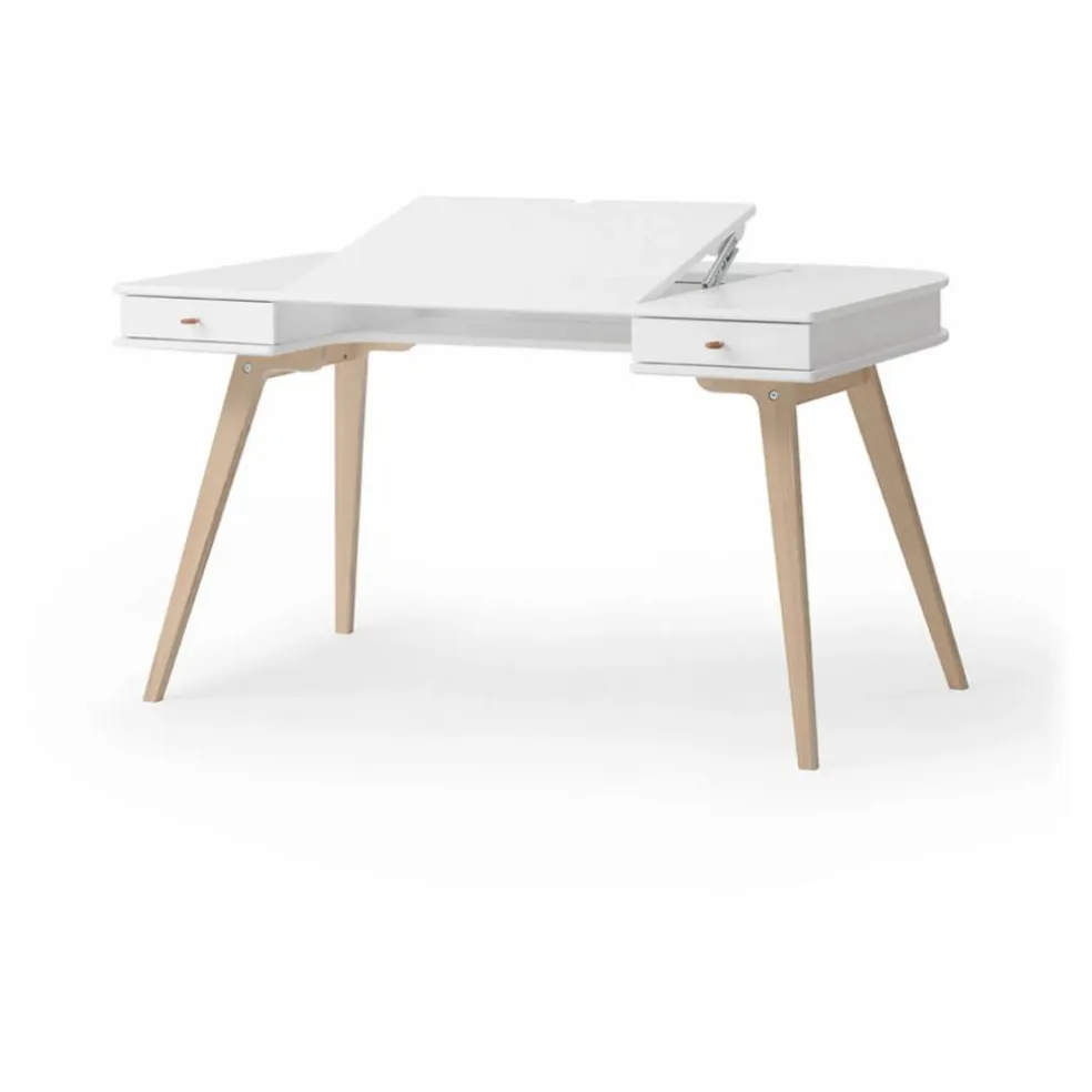 Bureau Wood, 66cm | Blanc