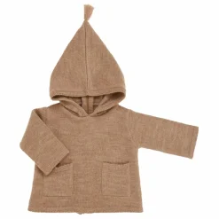 Burnou Laine Tricoté Anatole | Beige