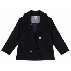 Caban Double Boutonnage Laine | Bleu nuit