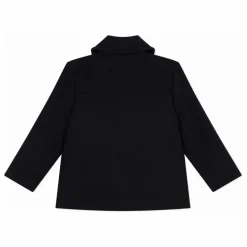 Caban Double Boutonnage Laine | Bleu nuit