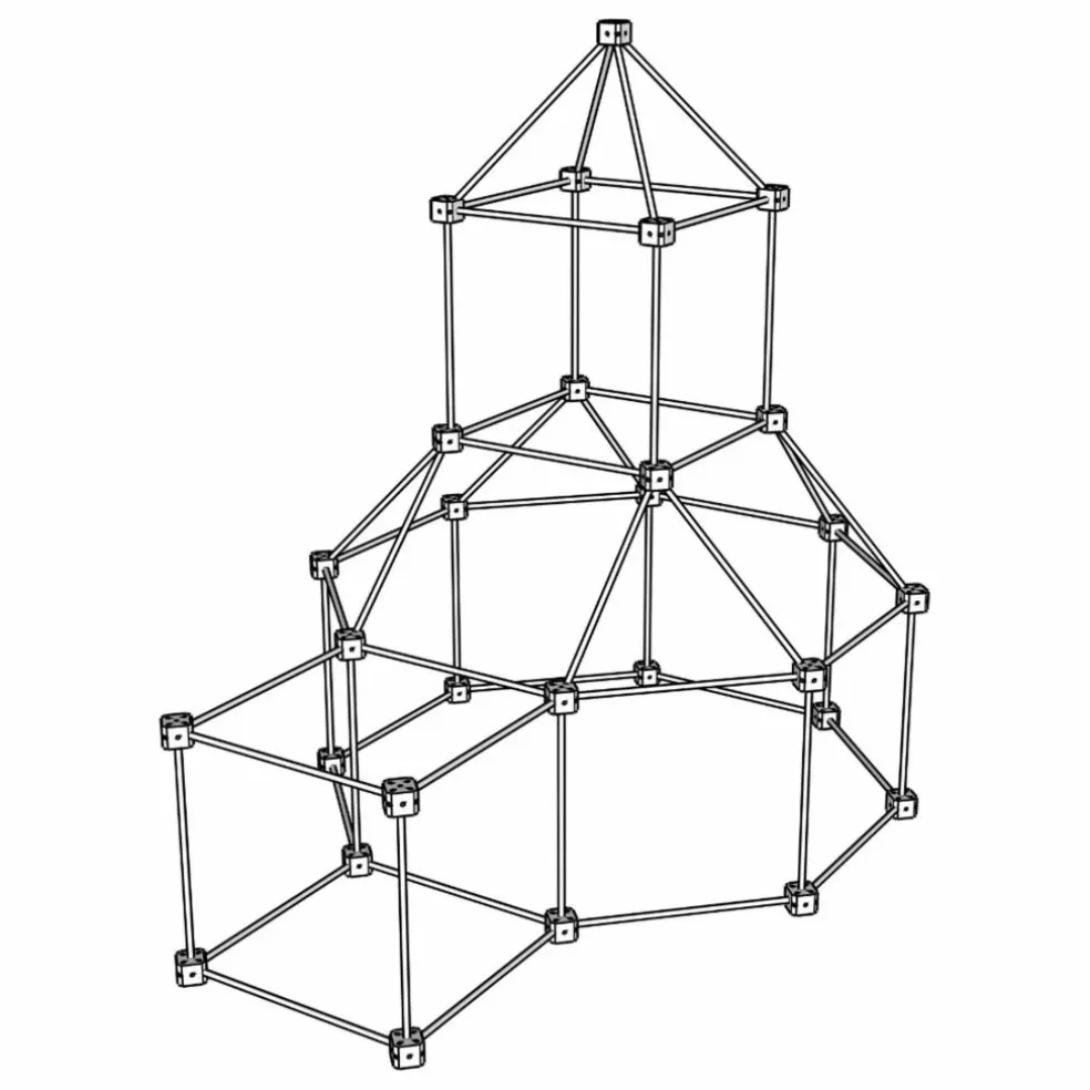 Cabane à construire - Pack Castor - 111 pièces