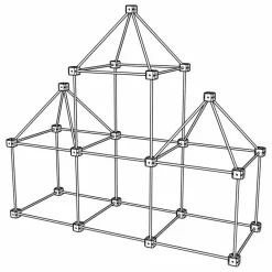 Cabane à construire - Pack Ecureuil - 72 pièces