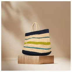 Cabas Boala Raphia | Bleu marine