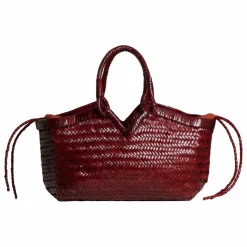 Cabas Crudelia Cuir | Rouge foncé