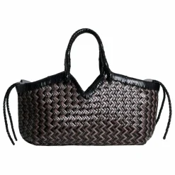 Cabas Crudelia Zig Zag Cuir | Gris
