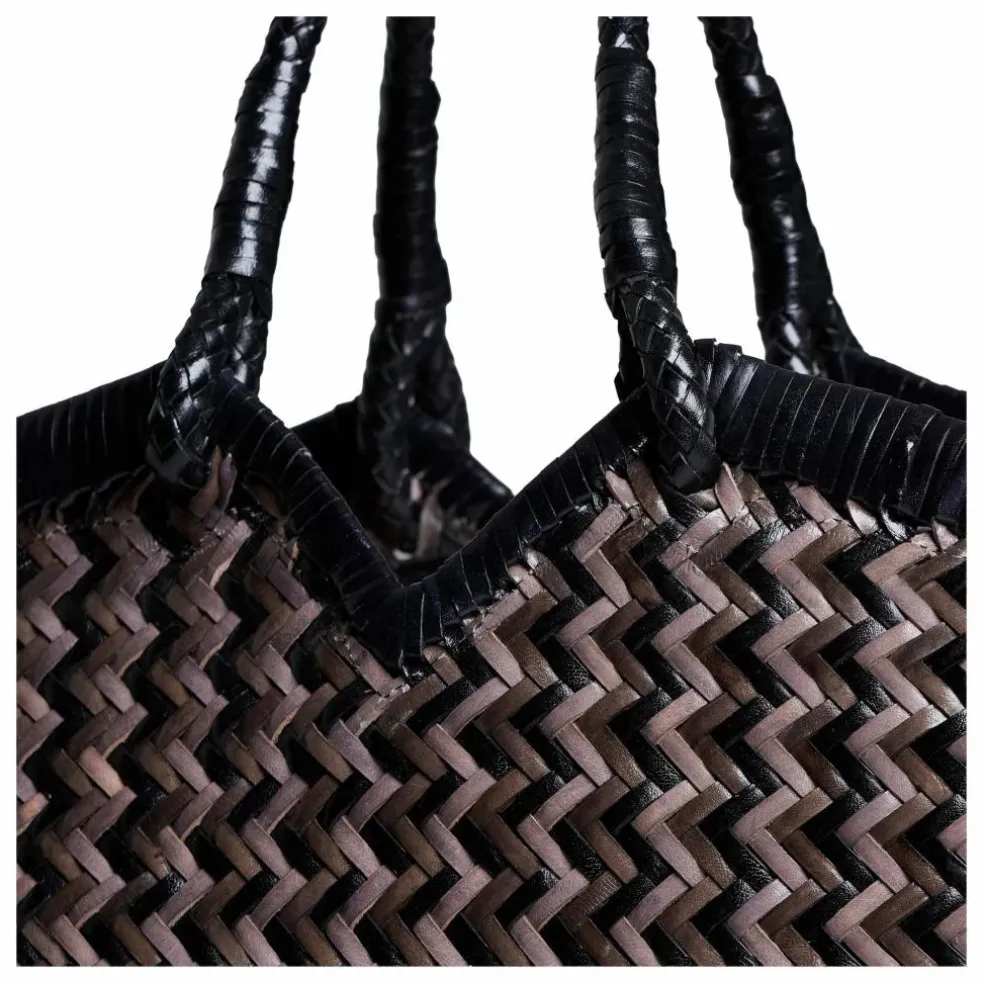 Cabas Crudelia Zig Zag Cuir | Gris