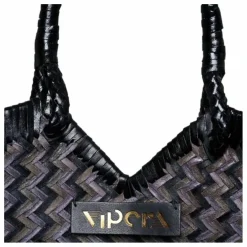 Cabas Crudelia Zig Zag Cuir | Gris