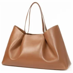 Cabas Dimple Cuir | Cognac