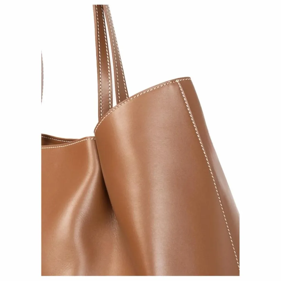 Cabas Dimple Cuir | Cognac