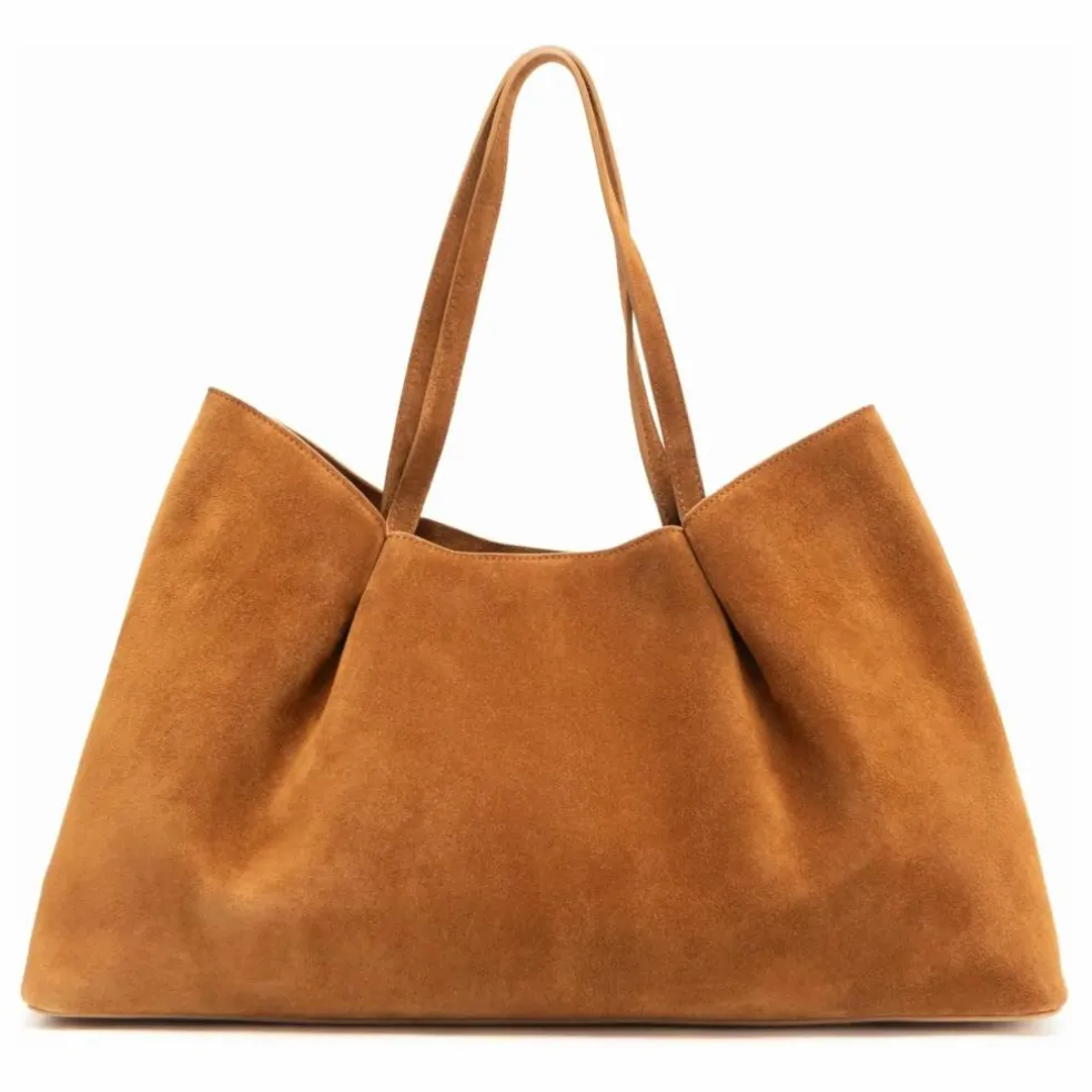 Cabas Dimple Suède | Cognac