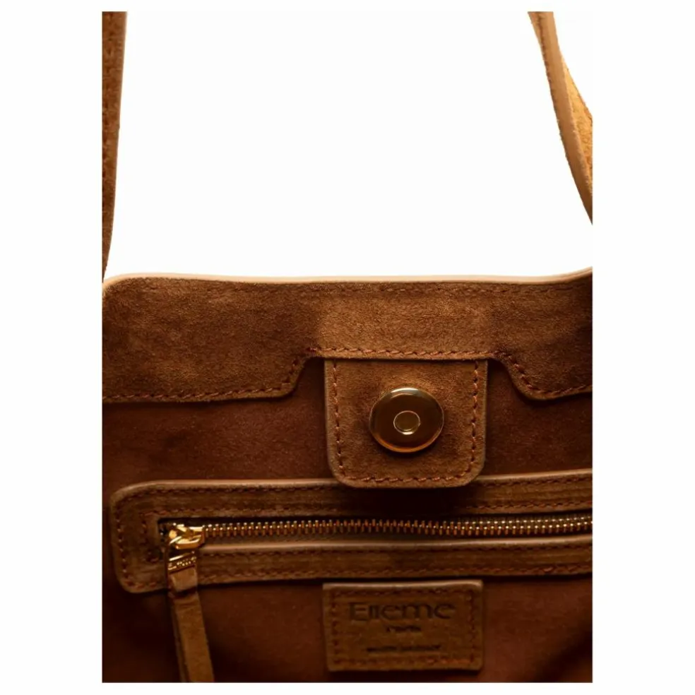Cabas Dimple Suède | Cognac