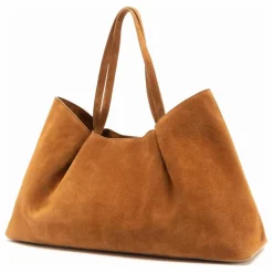 Cabas Dimple Suède | Cognac