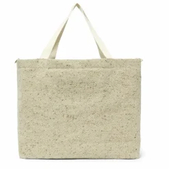 Cabas en laine et lin | Beige chiné