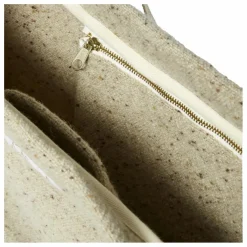 Cabas en laine et lin | Beige chiné