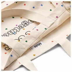 Cabas Urg Cœurs Coton Bio | Ecru